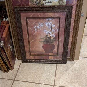 Orchid Vase Framed Wall Art